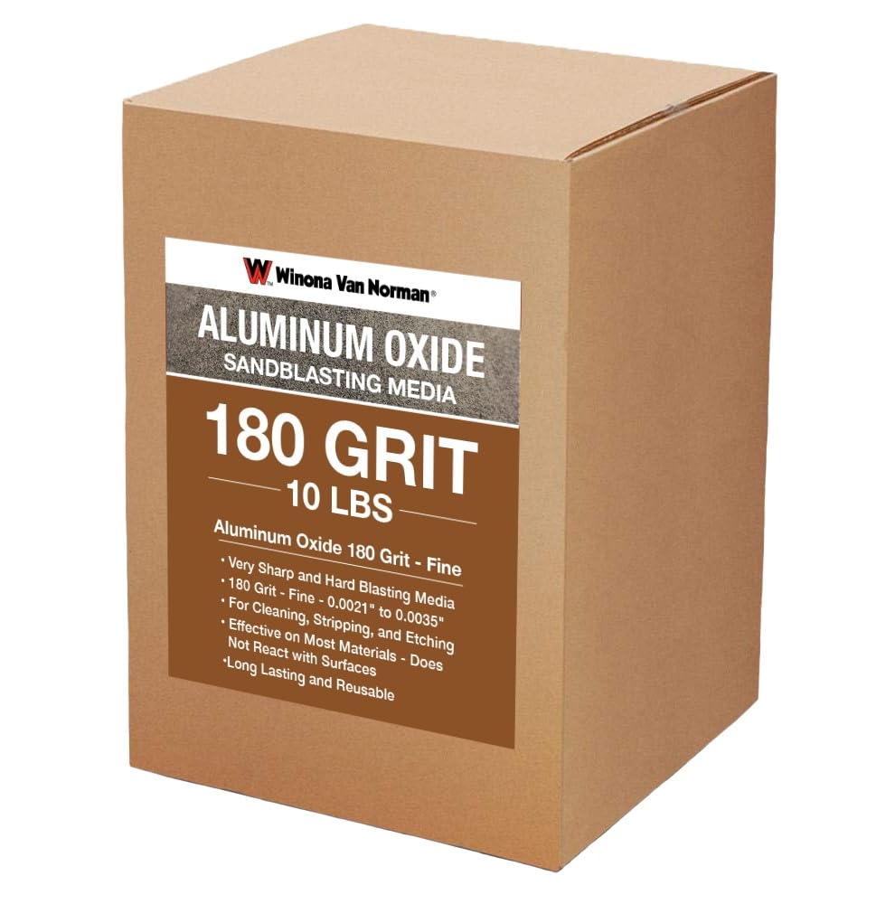 Aluminum Oxide Blasting Media - 180 Grit - Fine