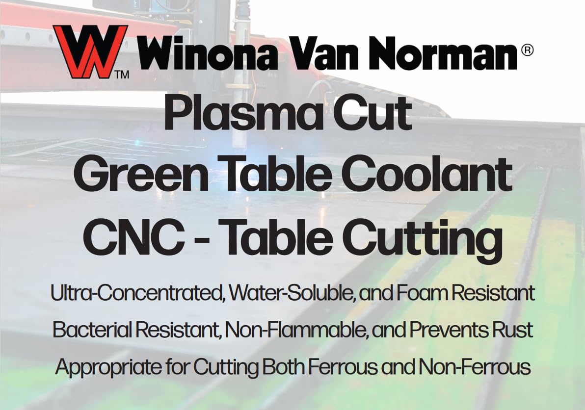 Plasma Cut - Green Coolant - Table and CNC Cutting Coolant