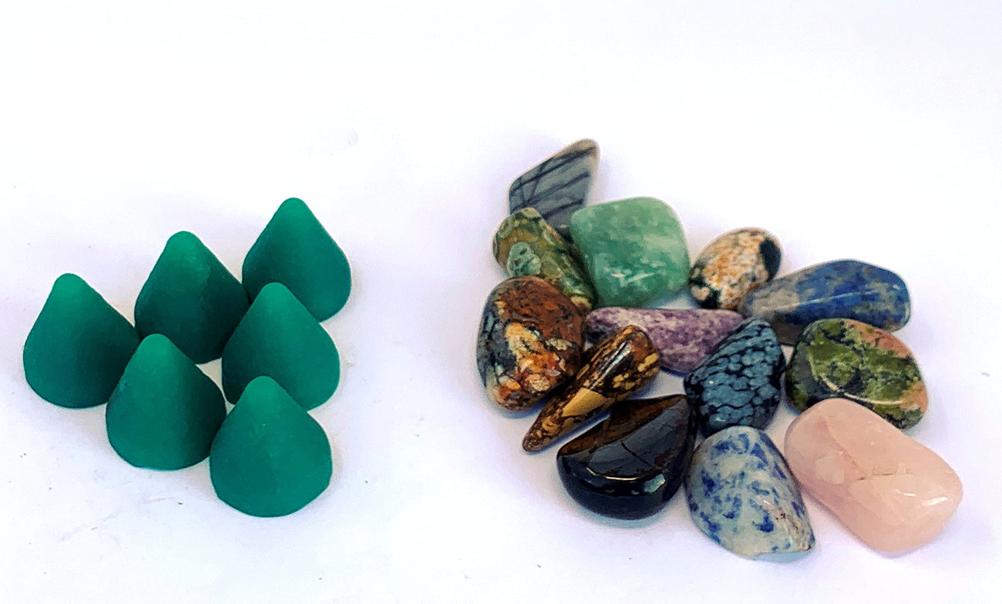 Plastic Tumbling Media - Cone Shape - 5/8" x 3/4" Size