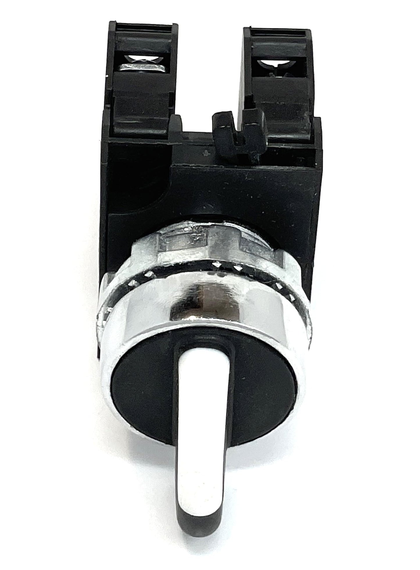 WVN Selector Switich - Stay Put 22mm Control Unit - 2NO (II-0-I) 60° Switch - Corrosion Resistant Metal - Pack of 2