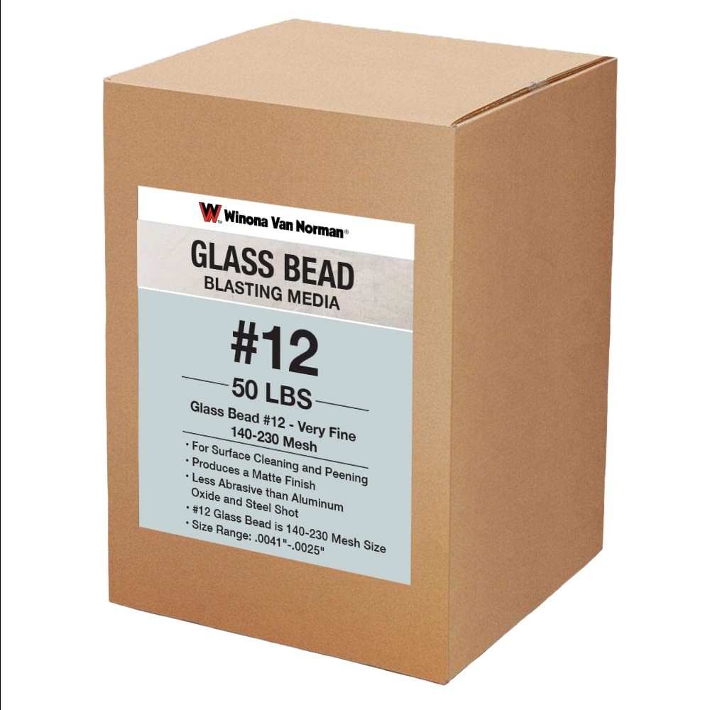 Glass Bead #12 Sand Blasting Media - Very Fine Size - 140-230 Mesh for Sandblasting