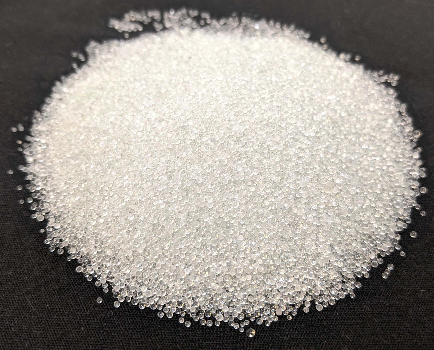 Glass Bead #2 Sand Blasting Media - Large Size - 14-20 Mesh for Sandblasting