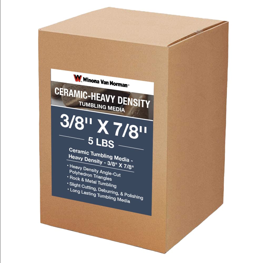 Ceramic Media - Heavy Density Filler - Rock and Metal Tumbling - 3/8" x 7/8"