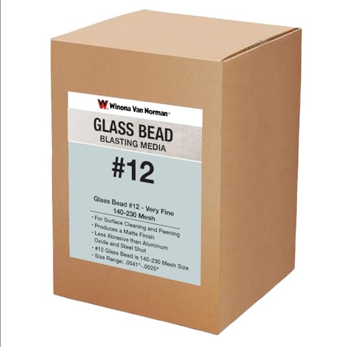 Glass Bead #12 Sand Blasting Media - Very Fine Size - 140-230 Mesh for Sandblasting