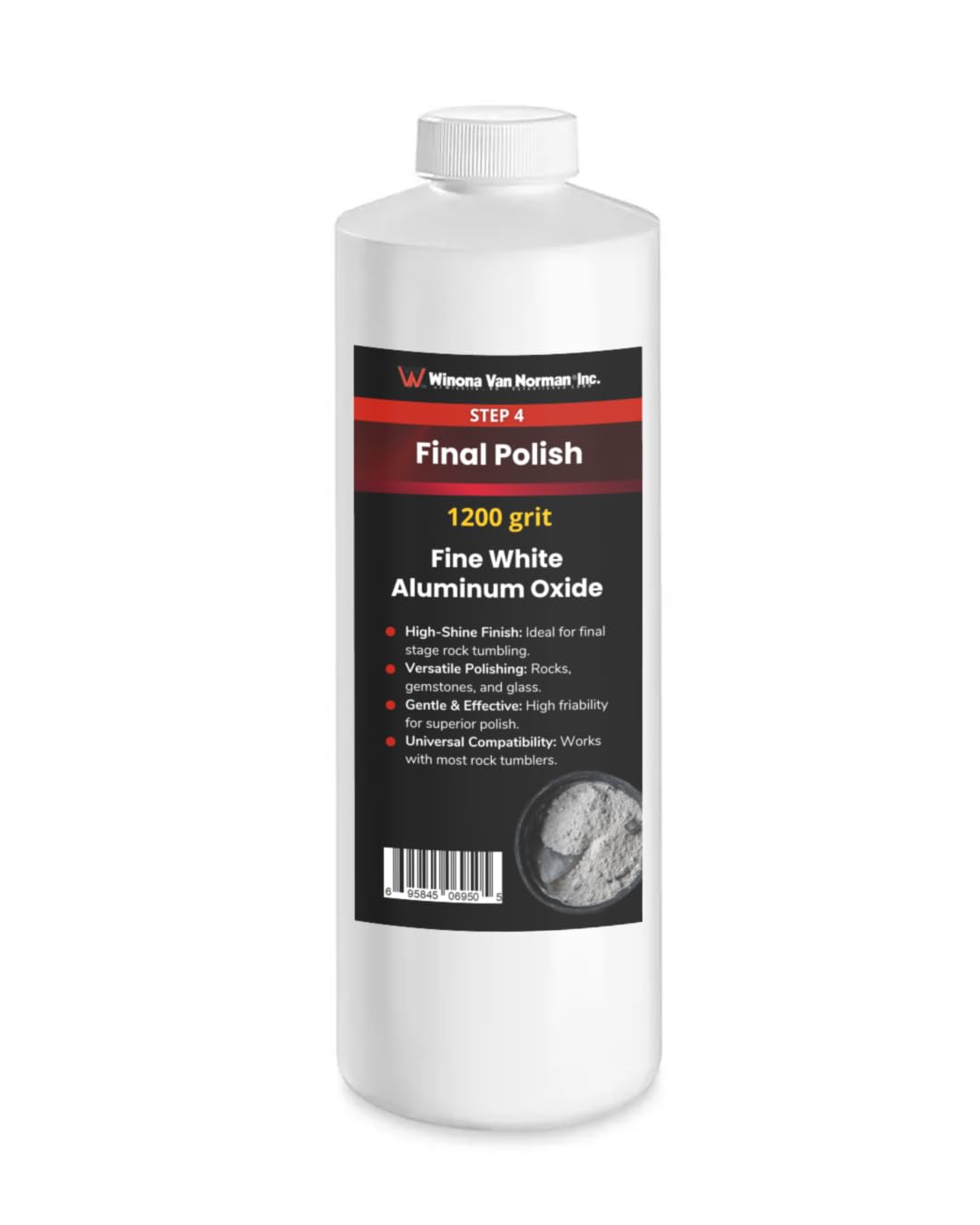 White Aluminum Oxide 1200 grit (1lb)