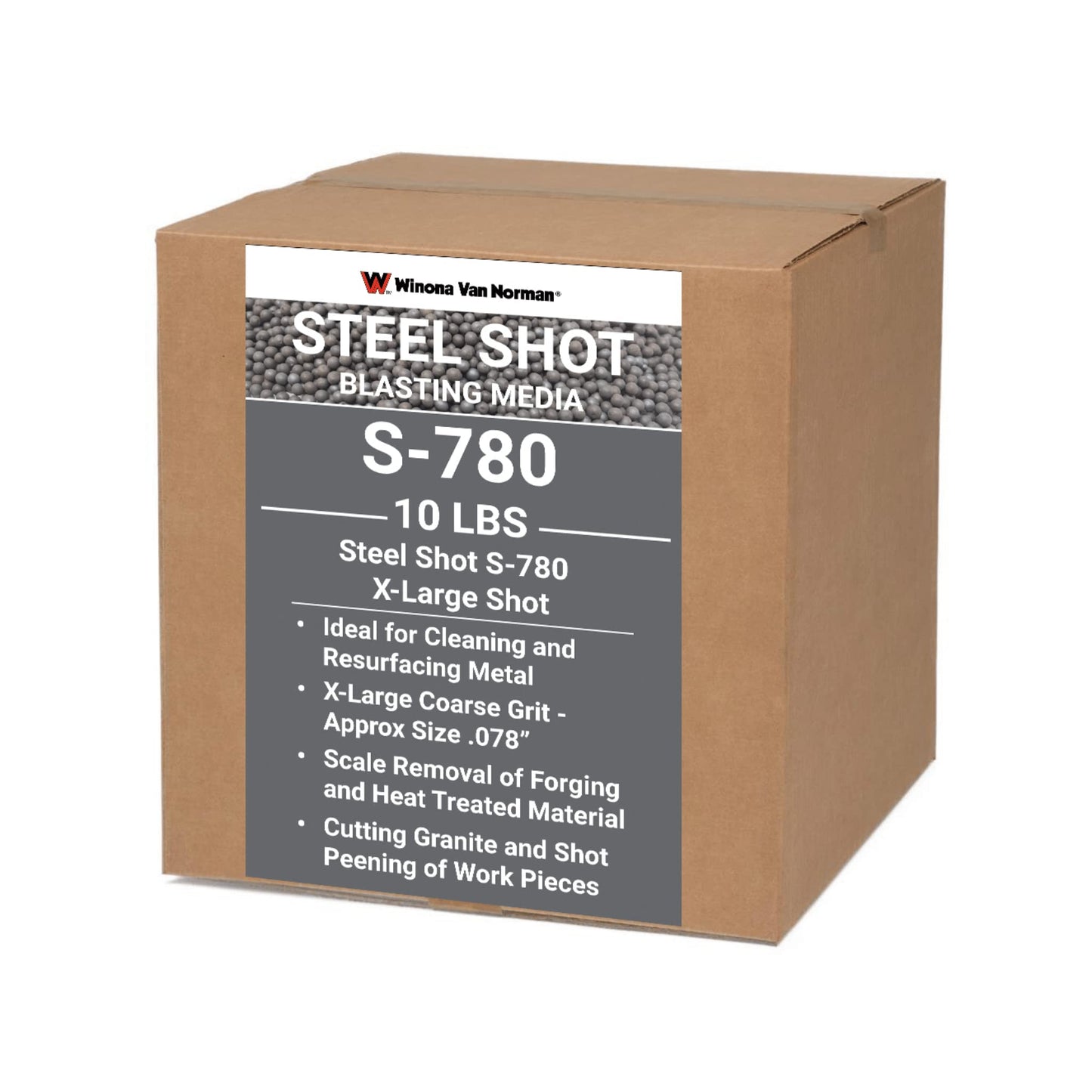 Steel Shot S-780 - Blasting Media - X-Large Size