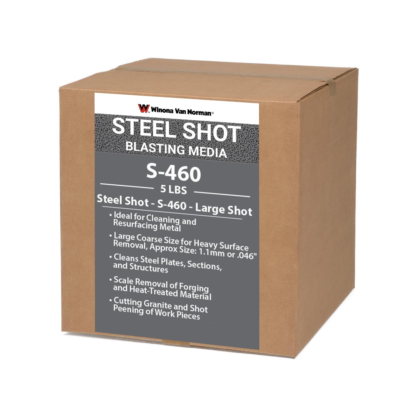 Steel Shot S-460 - Blasting Media - Large Shot Size