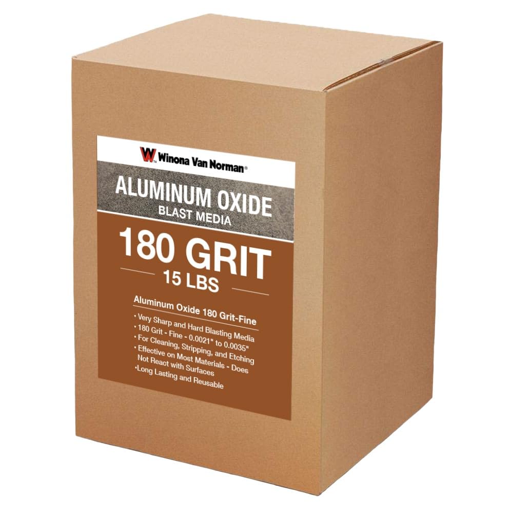 Aluminum Oxide Blasting Media - 180 Grit - Fine