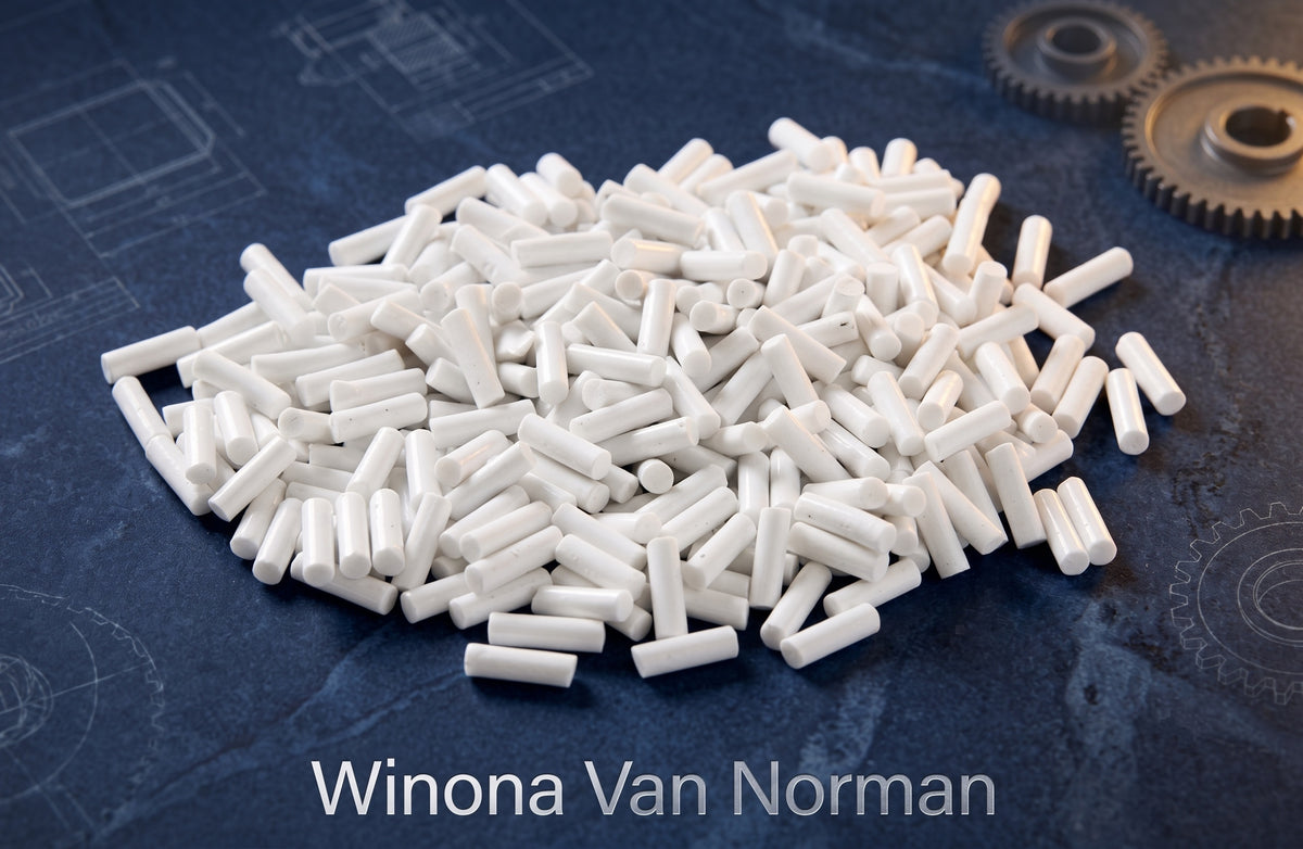 Porcelain Cylinders - Polishing Media - 1/16" x 5/16" ( 2.5mm x 8mm ) - 1 lbs