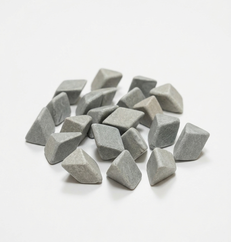 Heavy-Cutting Ceramic Tumbling Media | 1" x 5/8" Triangles | 10 lbs