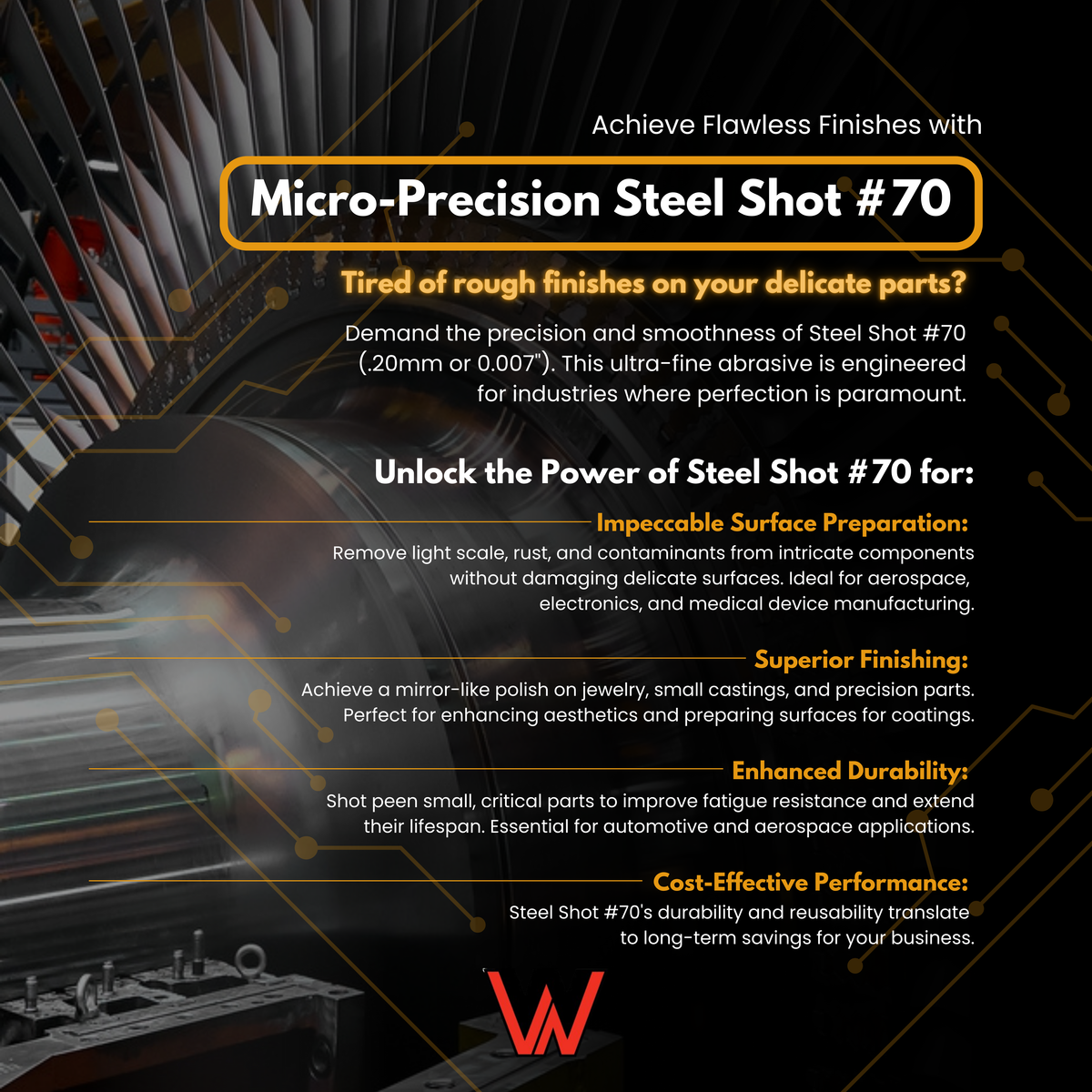 Sheet Shot 70 - Blasting Media - 5 lbs
