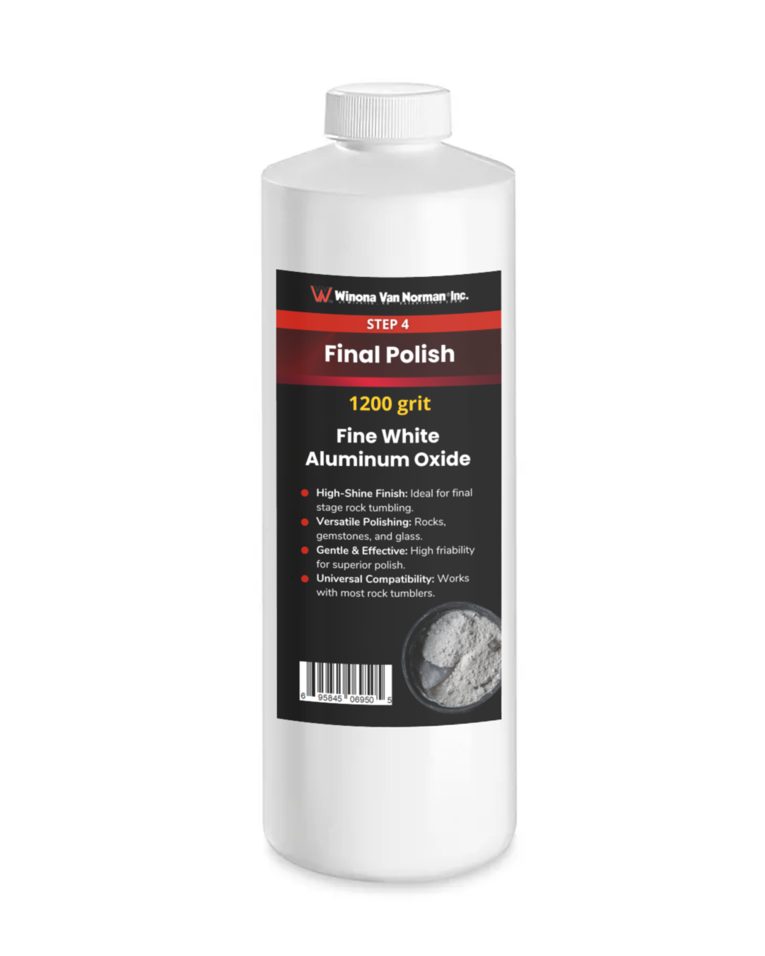 White Aluminum Oxide - 1200 Grit - 10 lbs