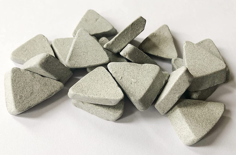 Ceramic Flat Triangles - 3/8" x 7/8"