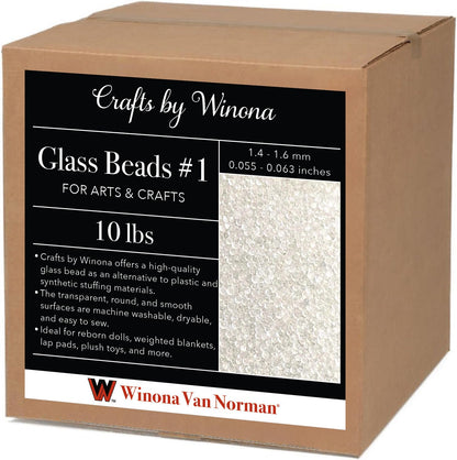 Glass Beads for Dolls and Blankets - Weighting and Filler