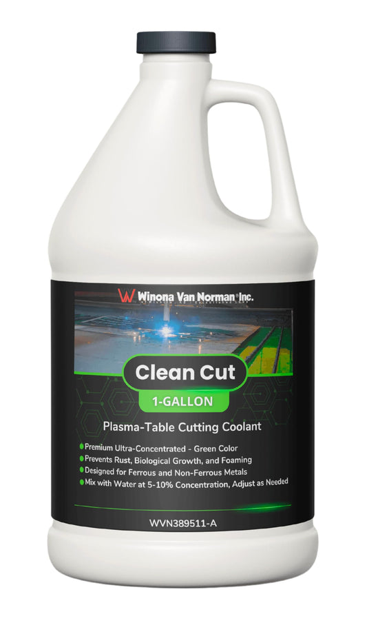 Clean Cut | Plasma-Table Cutting Coolant | Premium Ultra-Concentrated | Green Color