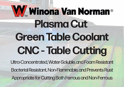 Plasma Cut - Green Coolant - Table and CNC Cutting Coolant