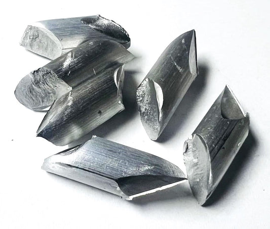 Aluminum Cylinder Tumbling Media - 3/8" Size