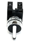 WVN Selector Switich - Stay Put 22mm Control Unit - 2NO (II-0-I) 60° Switch - Corrosion Resistant Metal - Pack of 2