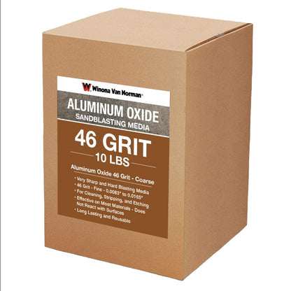 Aluminum Oxide Blasting Media - 46 Grit - Coarse