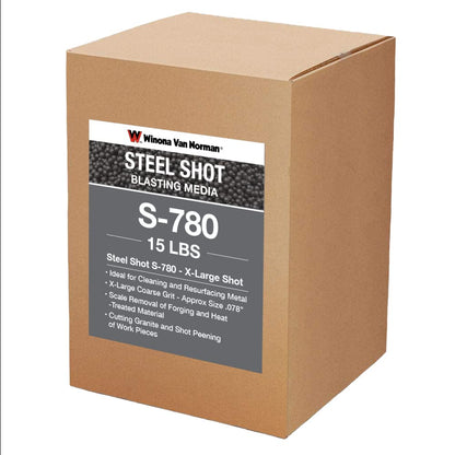 Steel Shot S-780 - Blasting Media - X-Large Size
