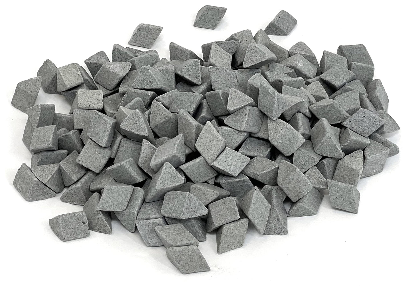 Ceramic Tumbling and Vibratory Media - Small Polyhedron Shape - 3/8" Size