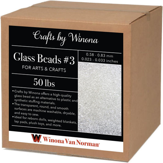 Glass Beads for Dolls and Blankets - Weighting and Filler