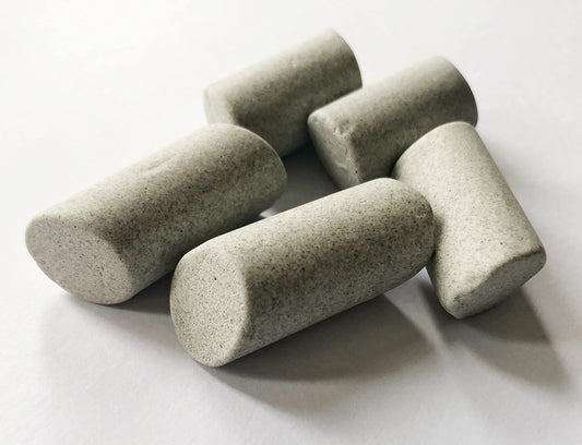 Ceramic Cylinder Tumbling Media - 1 1/4" x 5/8"