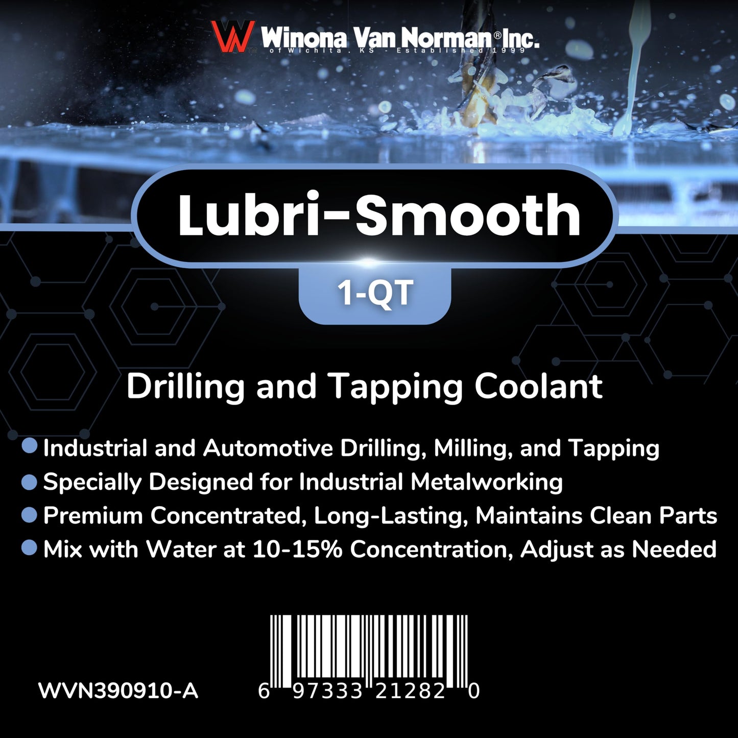 Lubri-Smooth - General Purpose Concentrated Machining Coolant - Advanced Semisynthetic Fluid