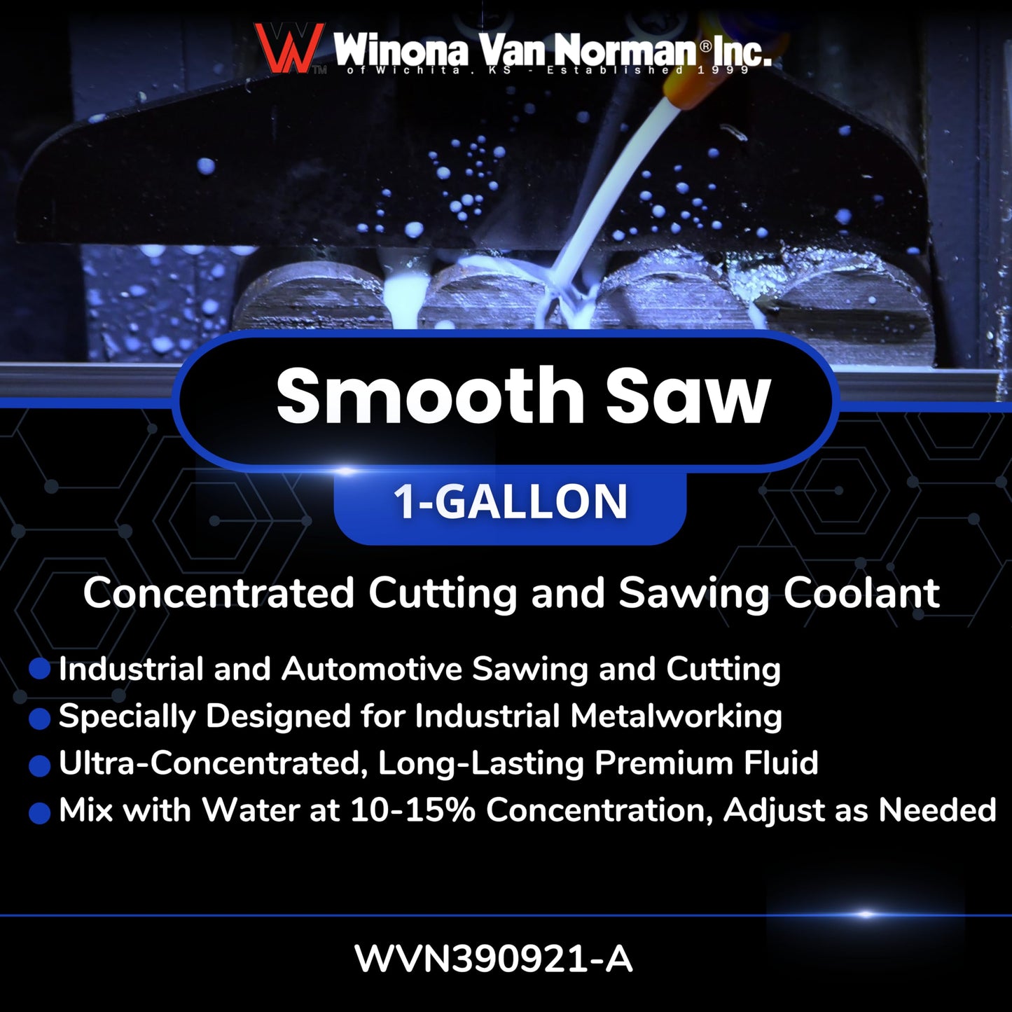Smooth Saw - General Purpose Concentrated Cutting and Sawing Coolant - Advanced Semisynthetic Fluid