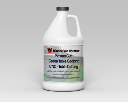 Plasma Cut - Green Coolant - Table and CNC Cutting Coolant
