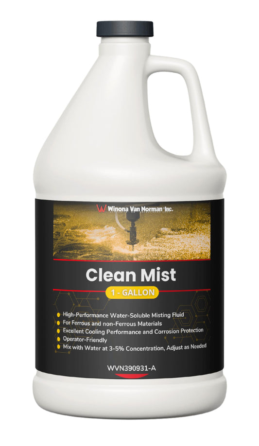 WVN Clean Mist | Ultra-Concentrated Misting Coolant for Cutting and Machining | Advanced Fully Synthetic Fluid