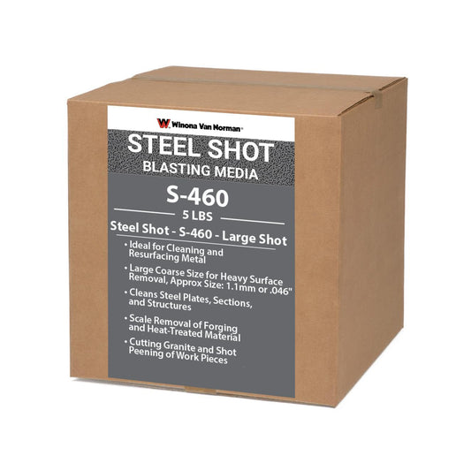 Steel Shot S-460 - Blasting Media - Large Shot Size