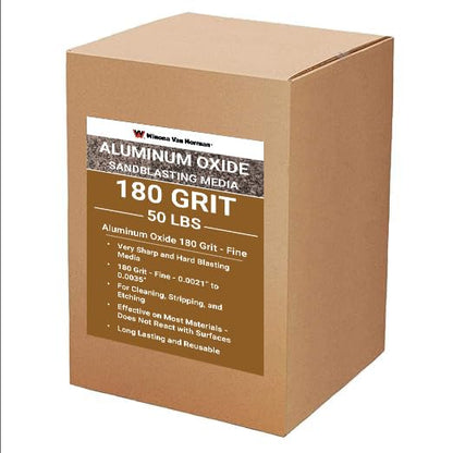Aluminum Oxide Blasting Media - 180 Grit - Fine