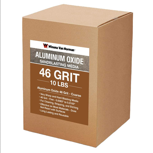 Aluminum Oxide Blasting Media - 46 Grit - Coarse