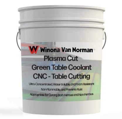 Plasma Cut - Green Coolant - Table and CNC Cutting Coolant
