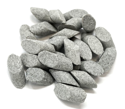 Ceramic Tumbling Media - 1/4" Size - Polishing and Filler Media for Rock Tumbling and Metal Cleaning