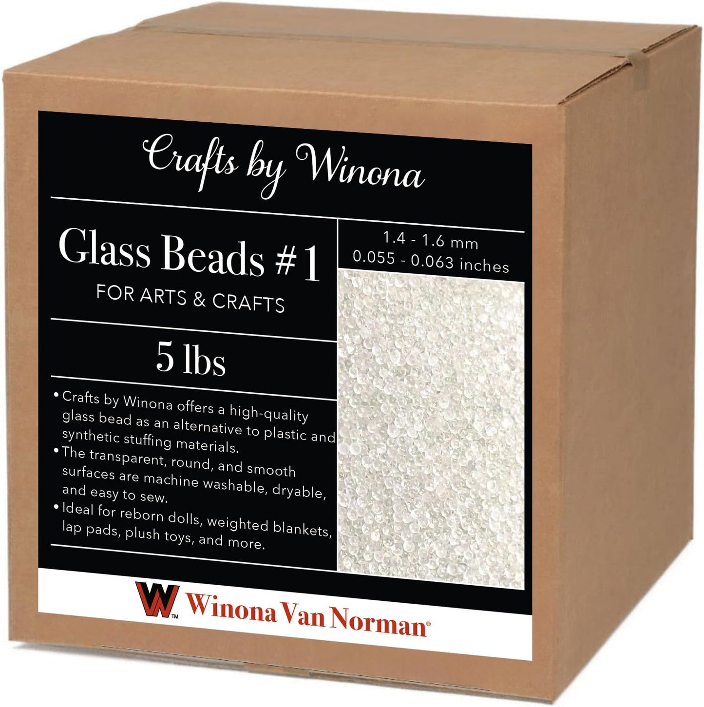 Glass Beads for Dolls and Blankets - Weighting and Filler
