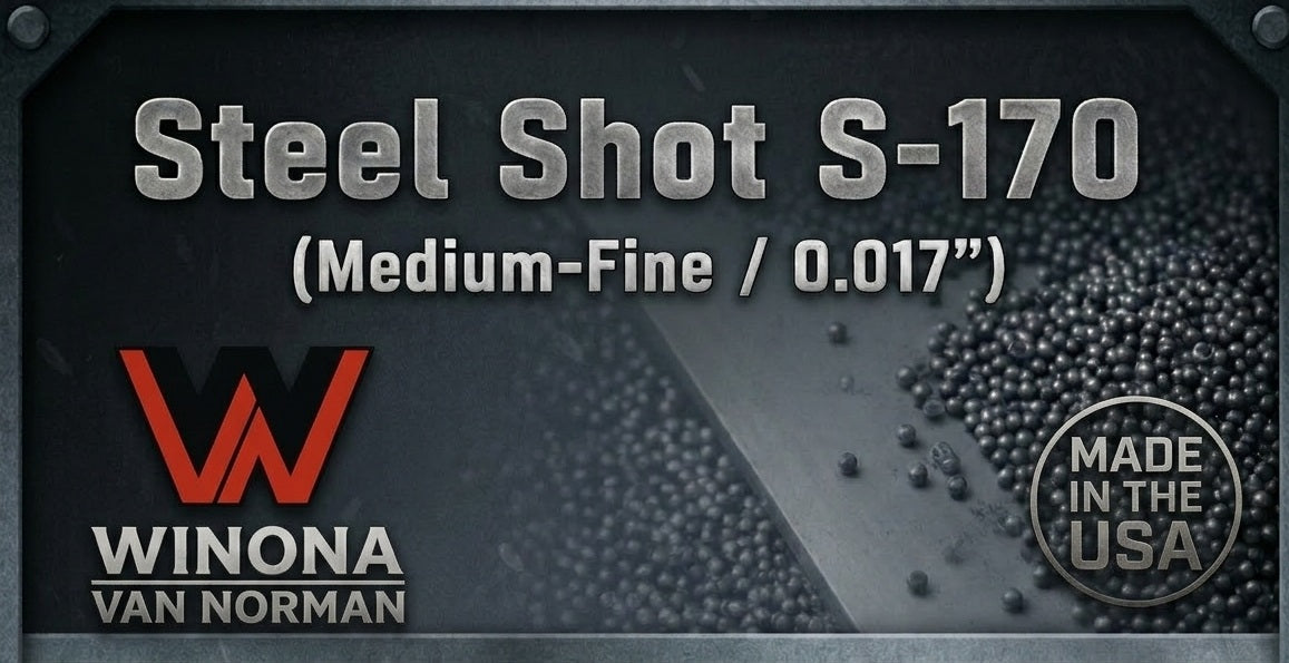 Steel Shot 170 - Blasting Media - 5 lbs