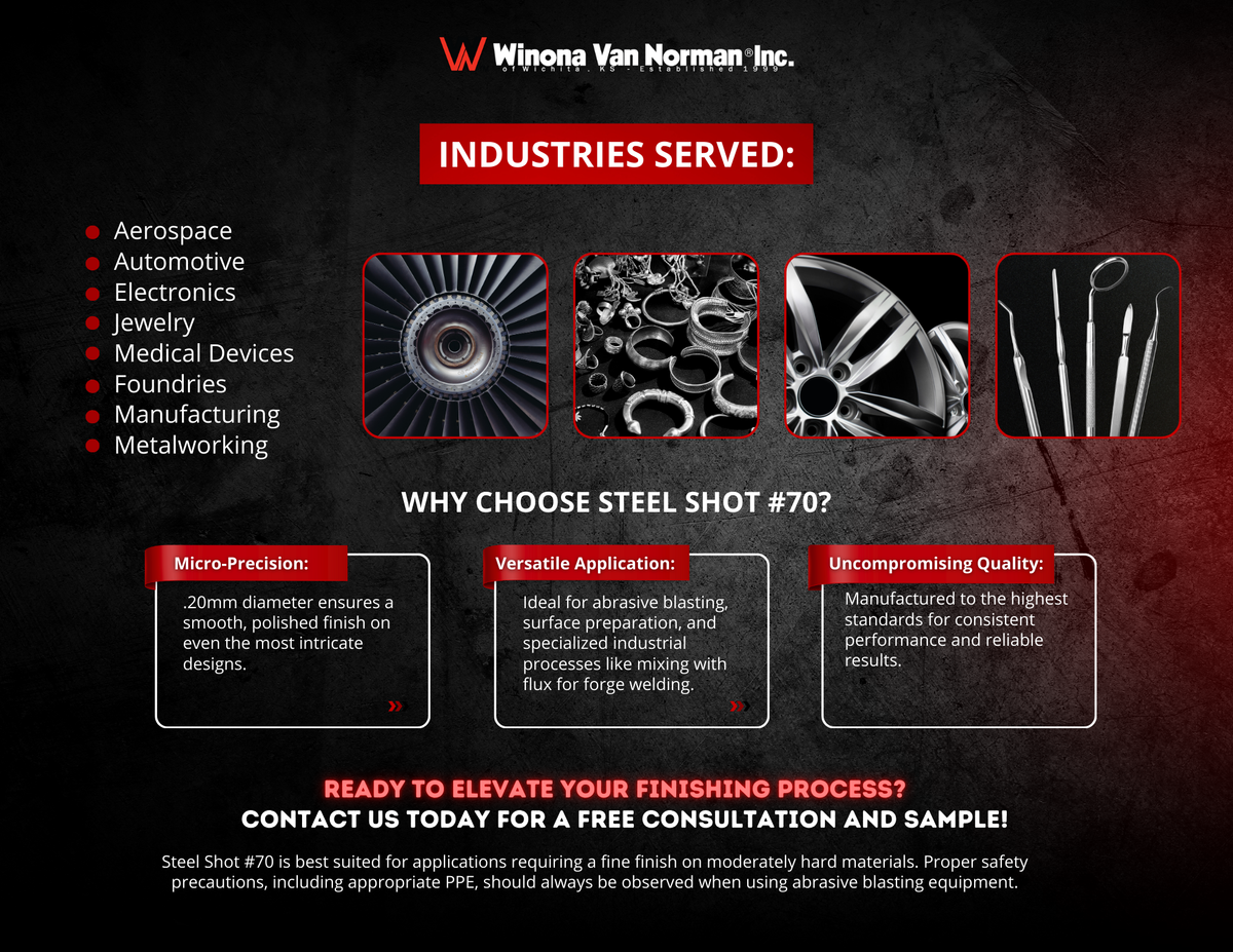 Steel Shot 70 - Blasting Media - 48 lbs