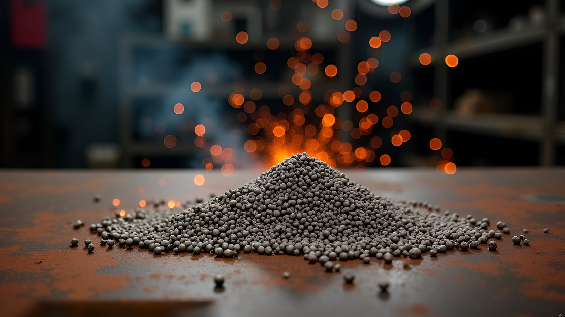 Steel Shot 930 - Blasting Media - 10 lbs