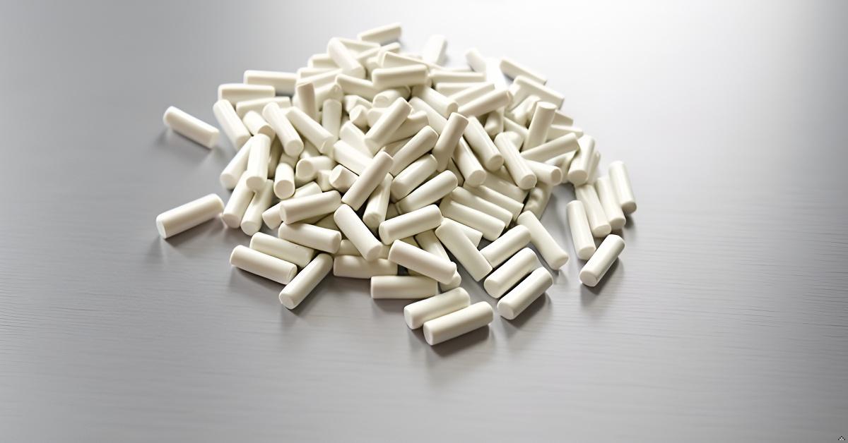 Porcelain Cylinders - Polishing Media - 1/16" x 5/16" ( 2.5mm x 8mm ) - 1 lbs